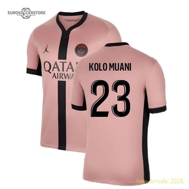 Performance Genuine 2024-2025 Psg Third Shirt (Kolo Muani 23)