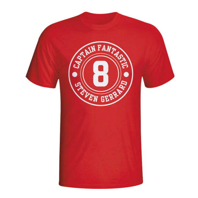 Premium-Quality Liverpool Captain Fantastic T-shirt (red)