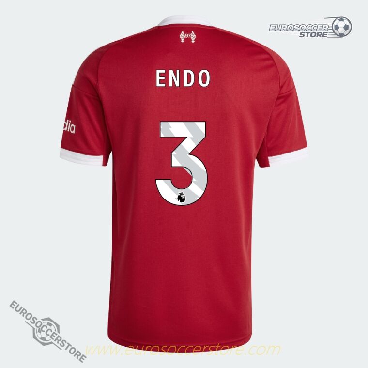 Liverpool ENDO 3 Home Football Jersey for the 25-26 Season