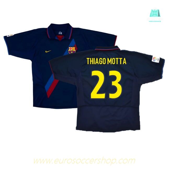 Barcelona 2003-04 Third Shirt ((Very Good) XXL) (Thiago Motta 23)