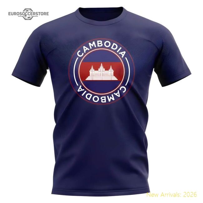 Official Cambodia Football 20242025 Regular Shirt Lightweight