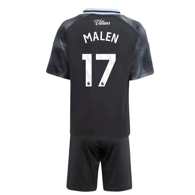 Aston Villa Genuine 2025-2026 Aston Villa Away Mini Kit (Malen 17)