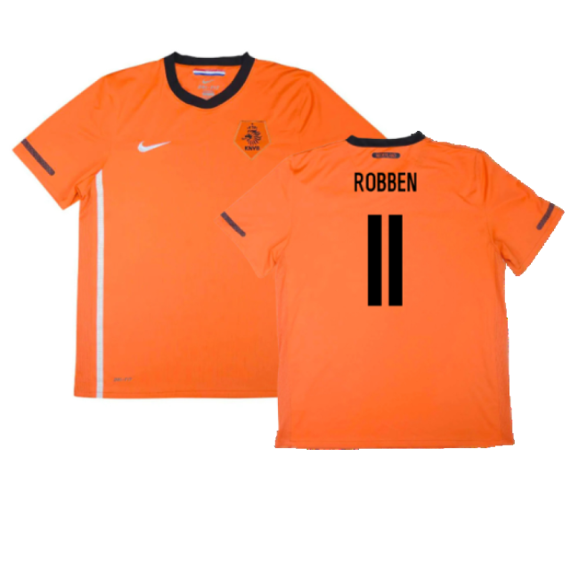 Advantages Holland 2010-11 Home Shirt ((Excellent) S) (Robben 11) Beautiful