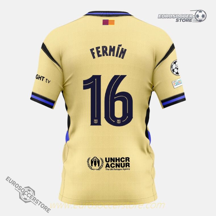 FERMÍN 16's 25-26 Barcelona Away Jersey for the Champions League