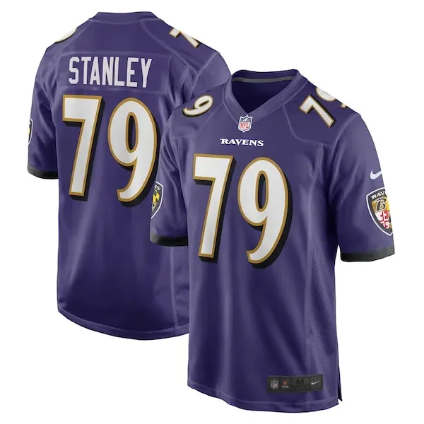 Top-Grade BAL Ravens Game Jersey - Purple | NFL Fan Apparel | NFL Foot