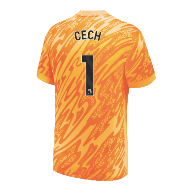 2024-2025 Chelsea Home Goalkeeper Shirt (Orange) - Kids (Cech 1)