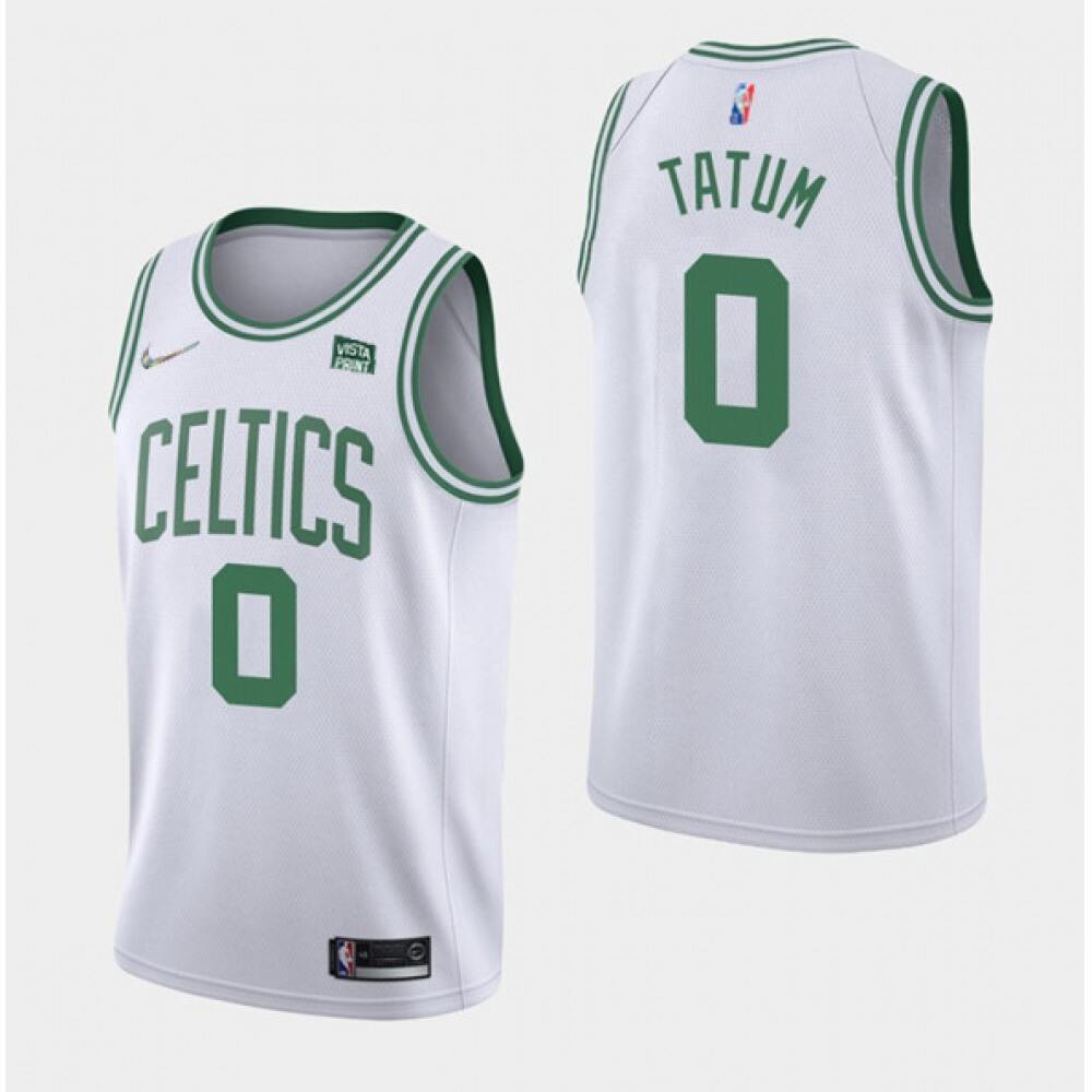 Authentic Jersey Boston Celtics Jayson Tatum0 - White - Basketball Fan Gear