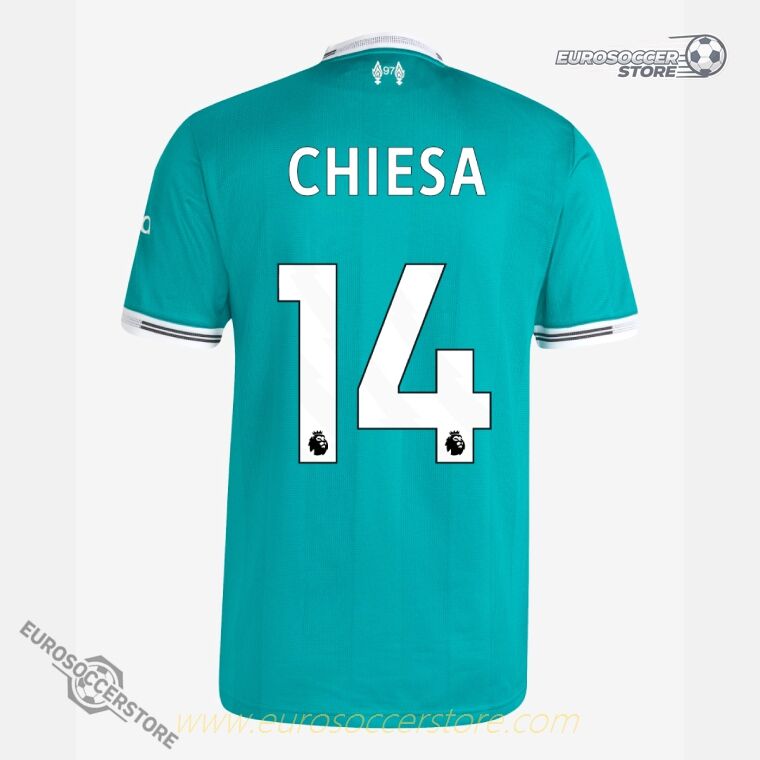 Liverpool 25 - 26 Third CHIESA 14 Jersey (Player Version)