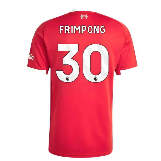 2025-2026 Liverpool Home Shirt (Frimpong 30) (Fan Favorite)