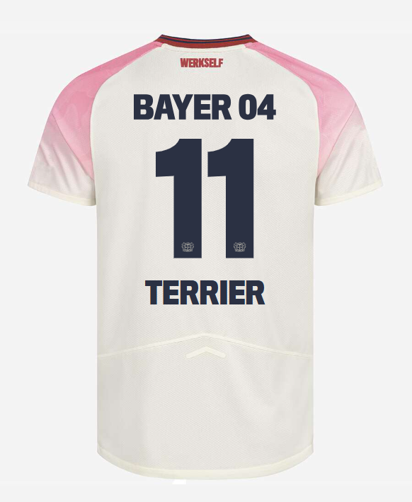 Away TERRIER 11 Jersey for Bayer 04 Leverkusen in the 25-26 season