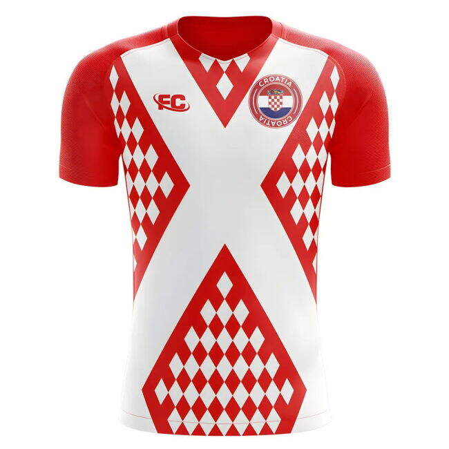 Official 2018-2019 Croatia Fans Jersey Soccer Athletic World