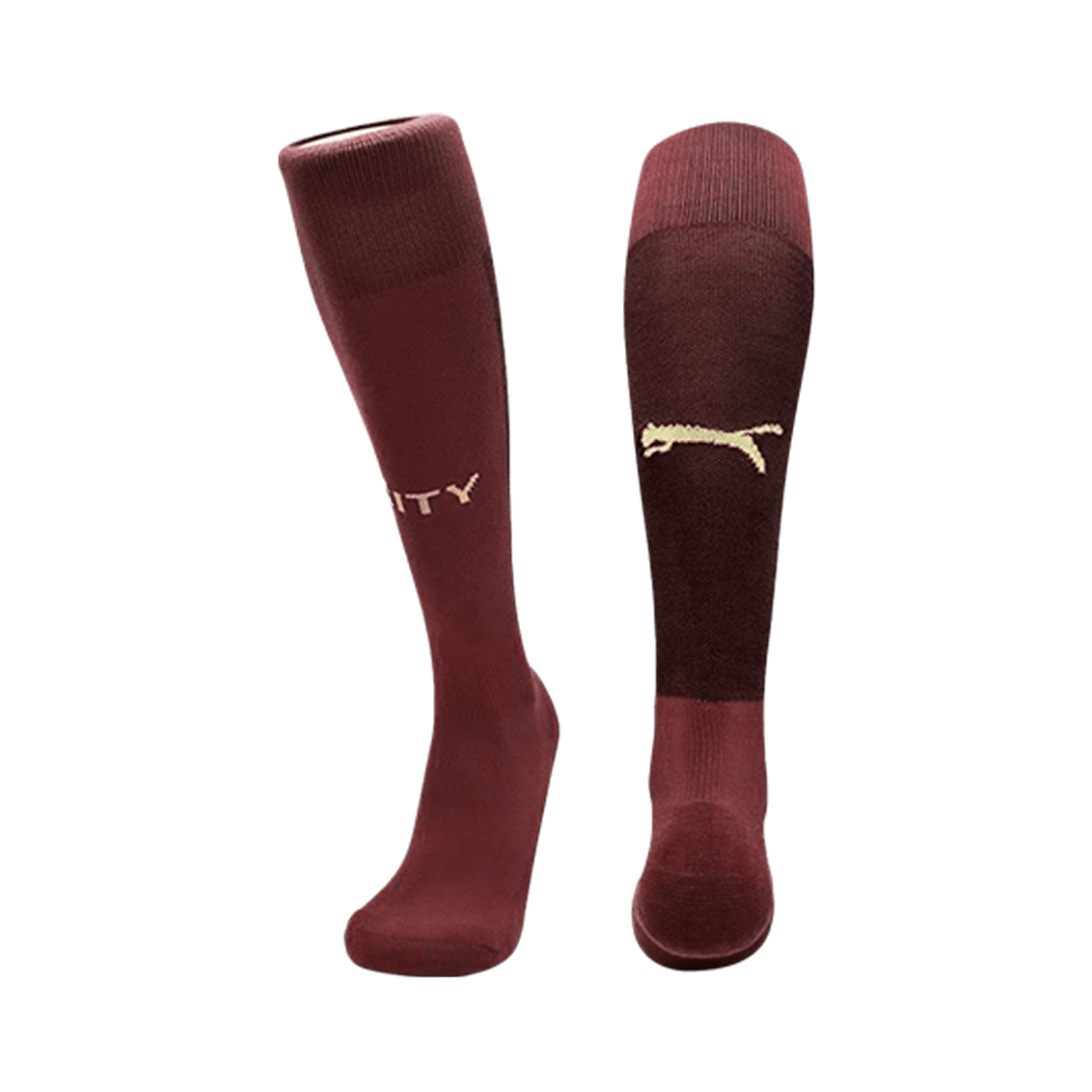 Manchester City Third Away Soccer Socks Kids