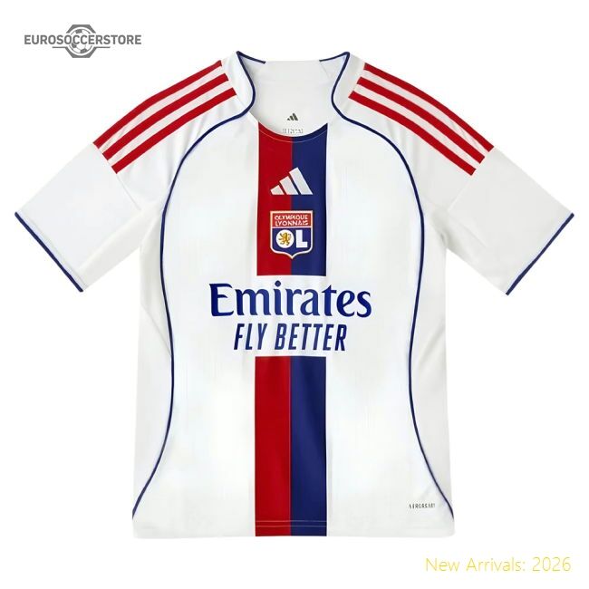 Top-Quality Premium 2025-2026 Olympique Lyon Home Shirt (Kids)