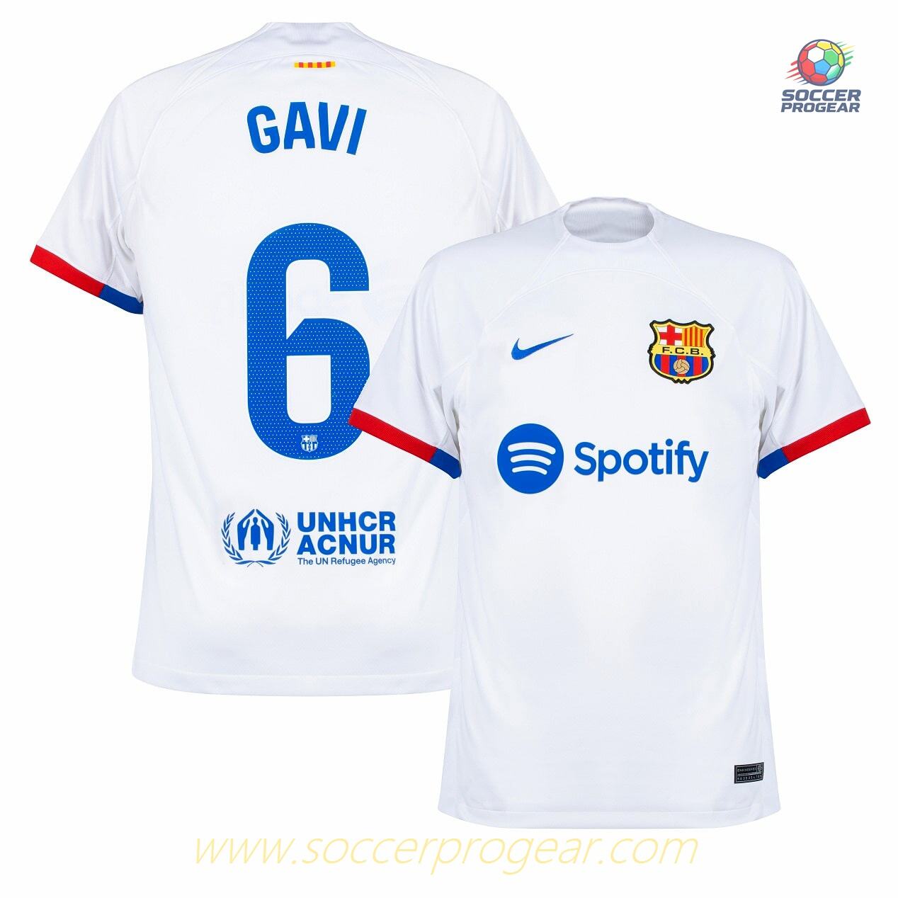 Barca Soccer Jersey 2023 2024 Away Gavi