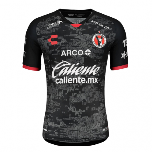 Club Tijuana 20-21 Home Black Soccer Jersey Shirt - Official Replica