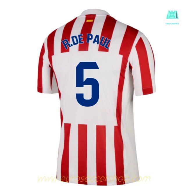2025-2026 Atletico Madrid Home Shirt (R.De Paul 5)