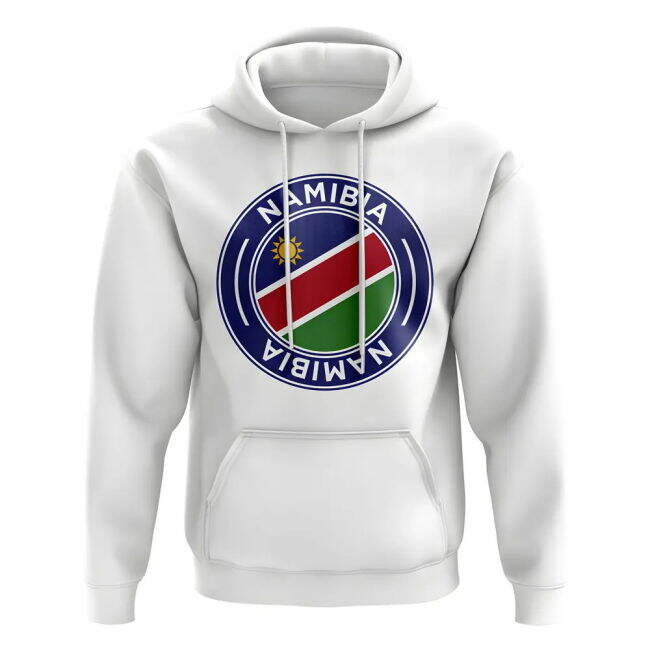 Namibia Football Badge Hoodie (White)