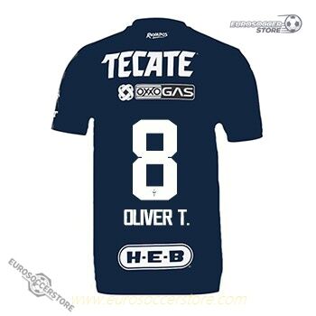 OLIVER T. 8 Home Jersey for Monterrey 24-25 Season
