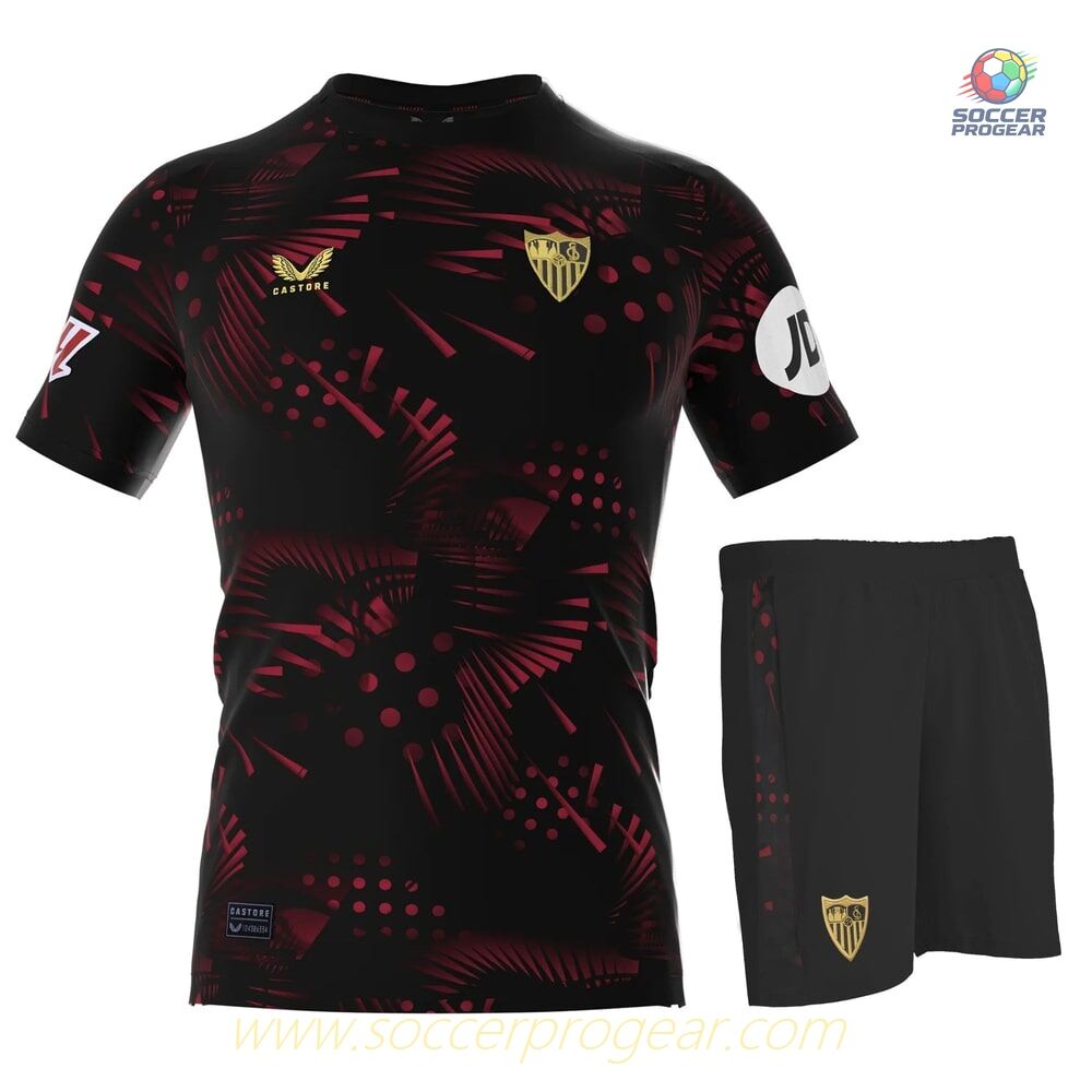 FC Seville Third Youthren's Football Kit Team Jersey 2024-2025 Season