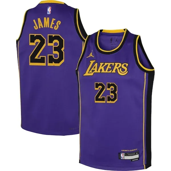 LeBron James LAL Swingman Jersey - retro Basketball workout game-day