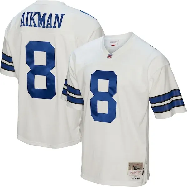 Dallas Cowboys Replica NFL Jersey - White | Pro-Level Football Apparel