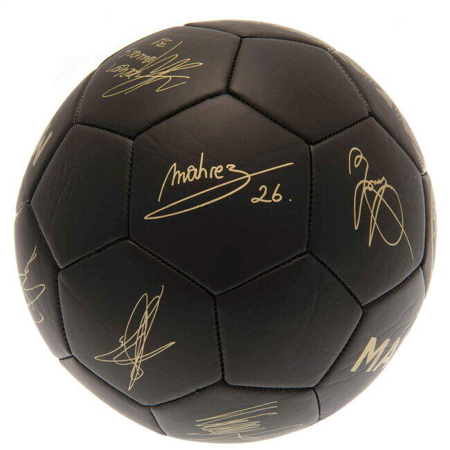 classic Manchester City FC Sig Gold Phantom Football