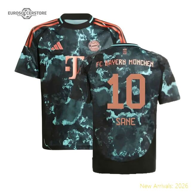 Bayern Munich 2024-2025 Alternate Jersey (7-8y) Sane 10 (excellent)