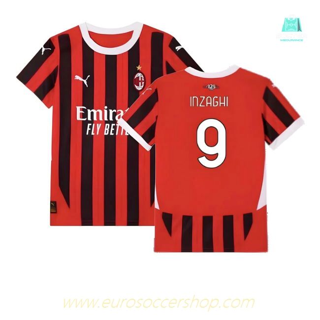 2024-2025 AC Milan Home Shirt (Kids) (Inzaghi 9)