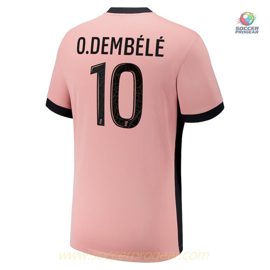 PSG Third 2024-25 Edition Dembele Youth Jersey Set Soccer Jersey