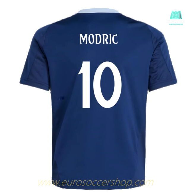 2024-2025 Real Madrid Training Jersey (Navy) - Kids (Modric 10)