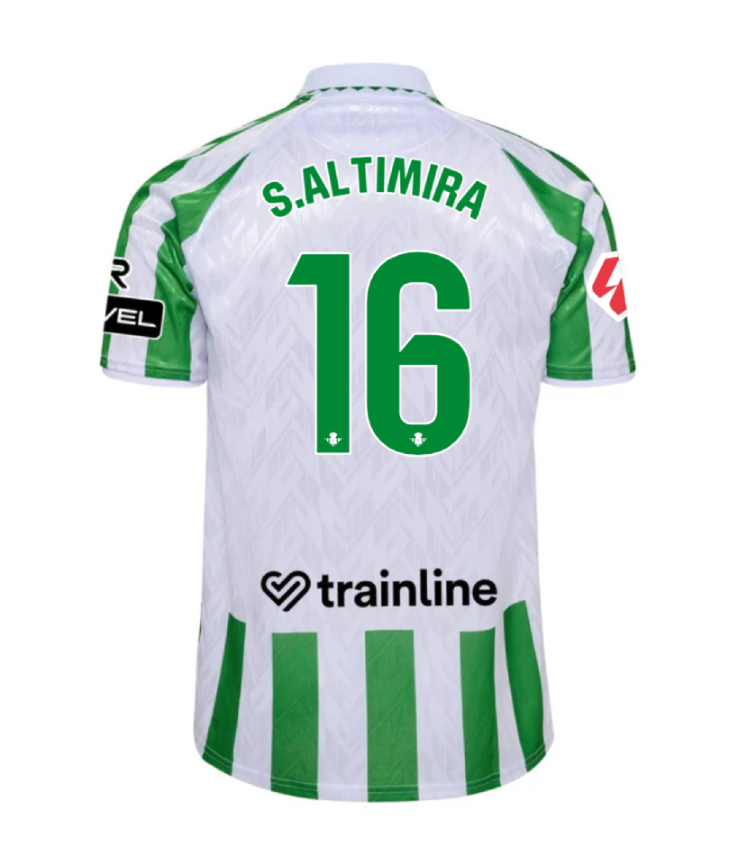 Real Betis 24-25 Home S.ALTIMIRA 16 Soccer Jersey