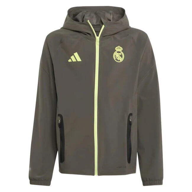 Kids 2025-2026 Real Madrid Club Jacket Uniform