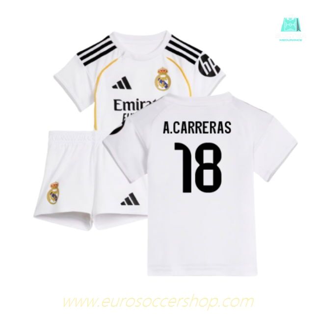 2025-2026 Real Madrid Home Baby Kit (A.Carreras 18)
