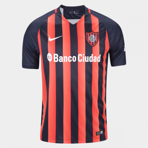 Premium Quality San Lorenzo Home 201718 Soccer Jersey Shirt