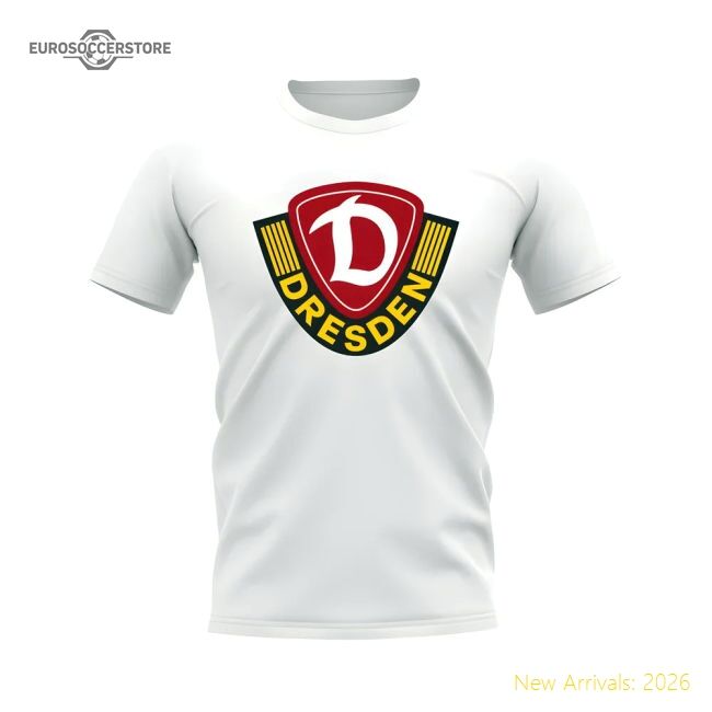 Dynamo Dresden Badge Tee (white) - Affordable - Fan Collection