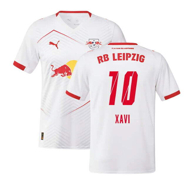 Licensed Leipzig Red Bull Leipzig Home Shirt Xavi #10 Official Lic...