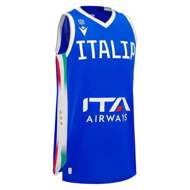 Light And Easy To Use 2025-2026 Italy FIP Basketball Away Jersey (Blue) Spiritual