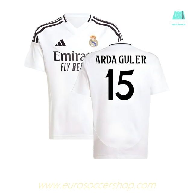 2024-2025 Real Madrid Home Shirt (Kids) (Arda Guler 15)