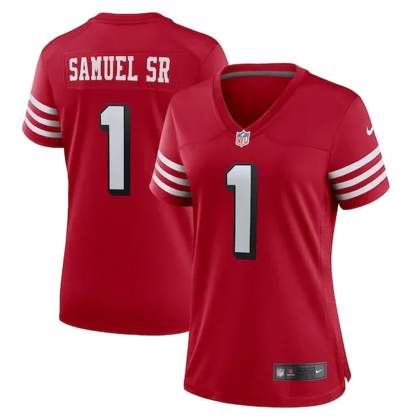 San Francisco 49ers Game NFL Jersey - Scarlet | Pro-Level Football ...