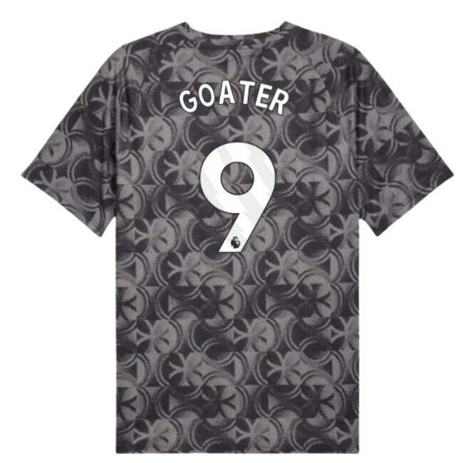 Football Man City Warm Up Jersey Black Goater #9 Elite Performance...