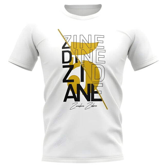 Zinedine Zidane Real Madrid Graphic Signature supporter T-Shirt (Men