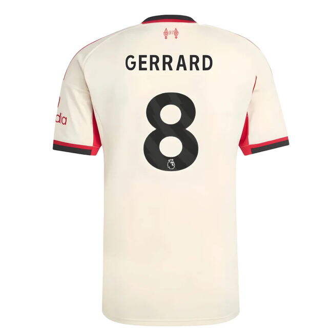 Modern Liverpool 2025-2026 Liverpool Away Shirt (Gerrard 8) for Sup...