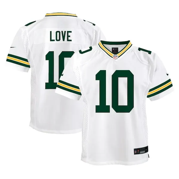 Green Bay Packers Game NFL Jersey - White | Game-Day Football Apparel