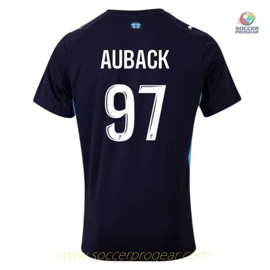 OM Replica Away Team Football Jersey 2025-26 Edition Aubameyang AUBACK 97