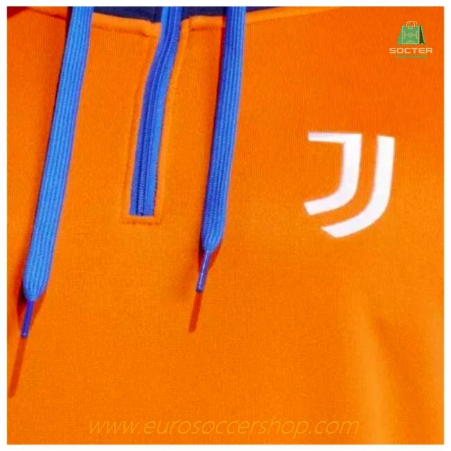 2024-2025 Juventus Travel Hoody (Orange)