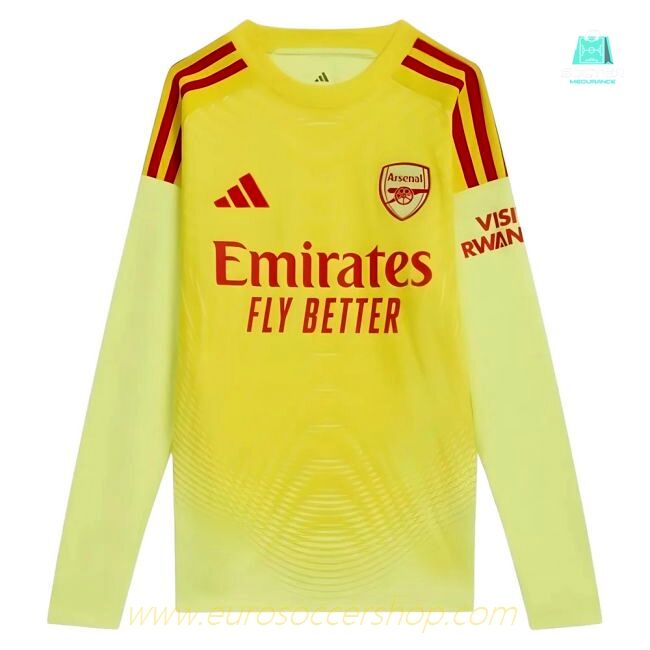 2025-2026 Arsenal Home Goalkeeper Shirt (Yellow) - Kids