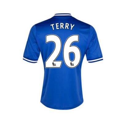 Moisture Wicking 13-14 Chelsea 26 Terry Blue Home Soccer Jersey Shirt