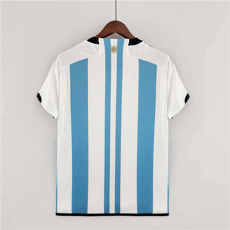Comfort Fit Argentina World Cup 2022 Home White Soccer Jersey