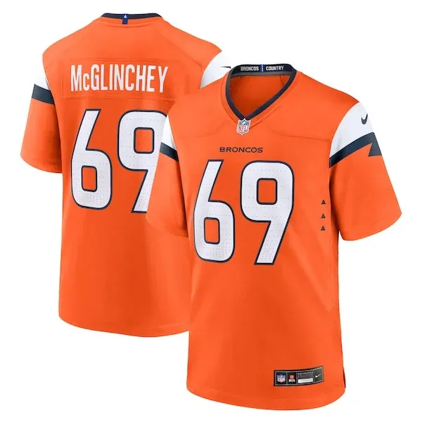 None Game NFL Jersey - Orange | Official Football Apparel | NFL Footba
