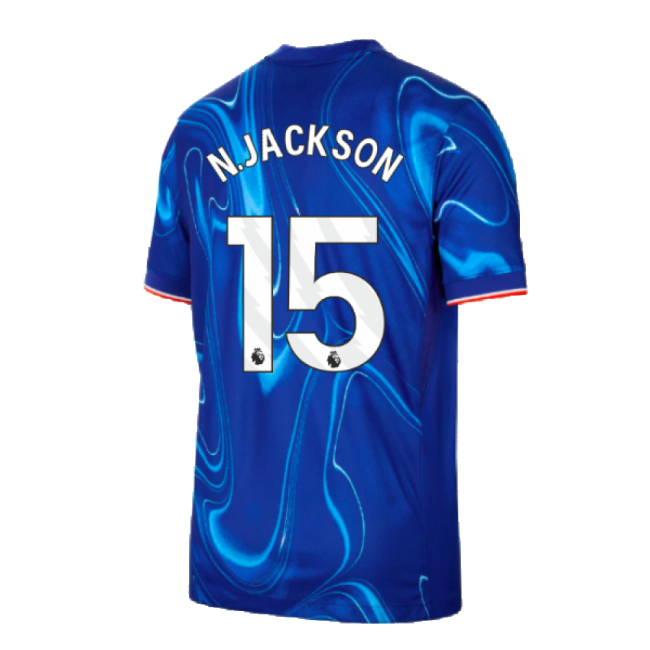 match worn 2024-2025 Chelsea Home Shirt (N.Jackson 15)
